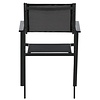 Copacabana Tuinstoel Zwart/Textyleen