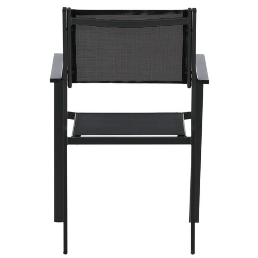 Copacabana Tuinstoel Zwart/Textyleen