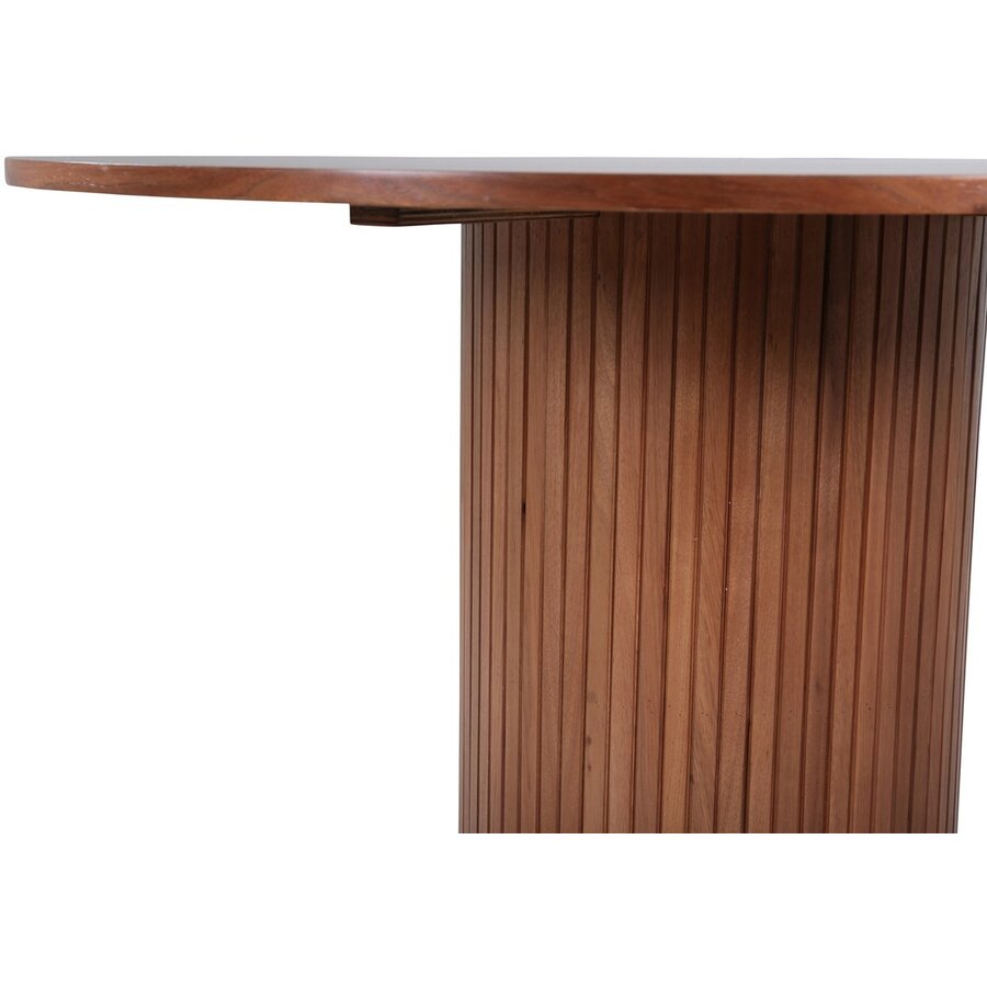 Bianca Walnoot Eettafel Rond Ø110 cm