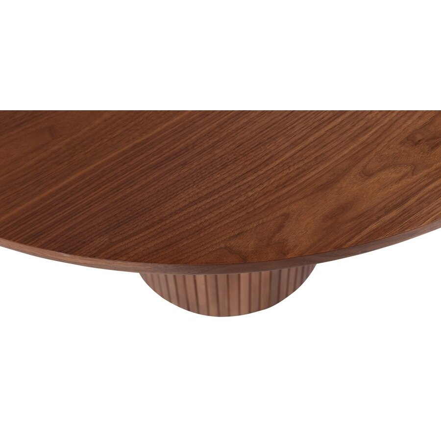 Bianca Walnoot Eettafel Rond Ø110 cm