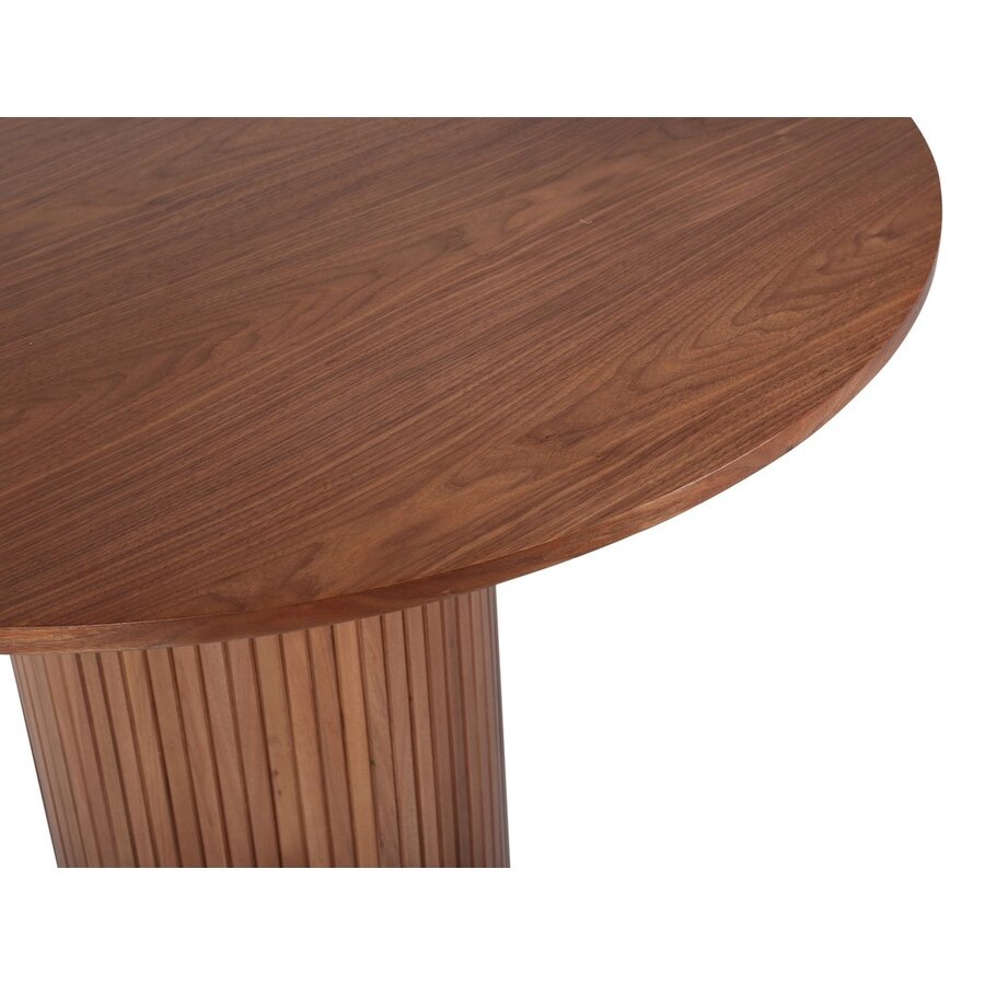 Bianca Walnoot Eettafel Rond Ø110 cm