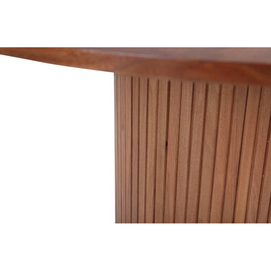 Bianca Walnoot Eettafel Rond Ø110 cm