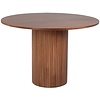 Bianca Walnoot Eettafel Rond Ø110 cm