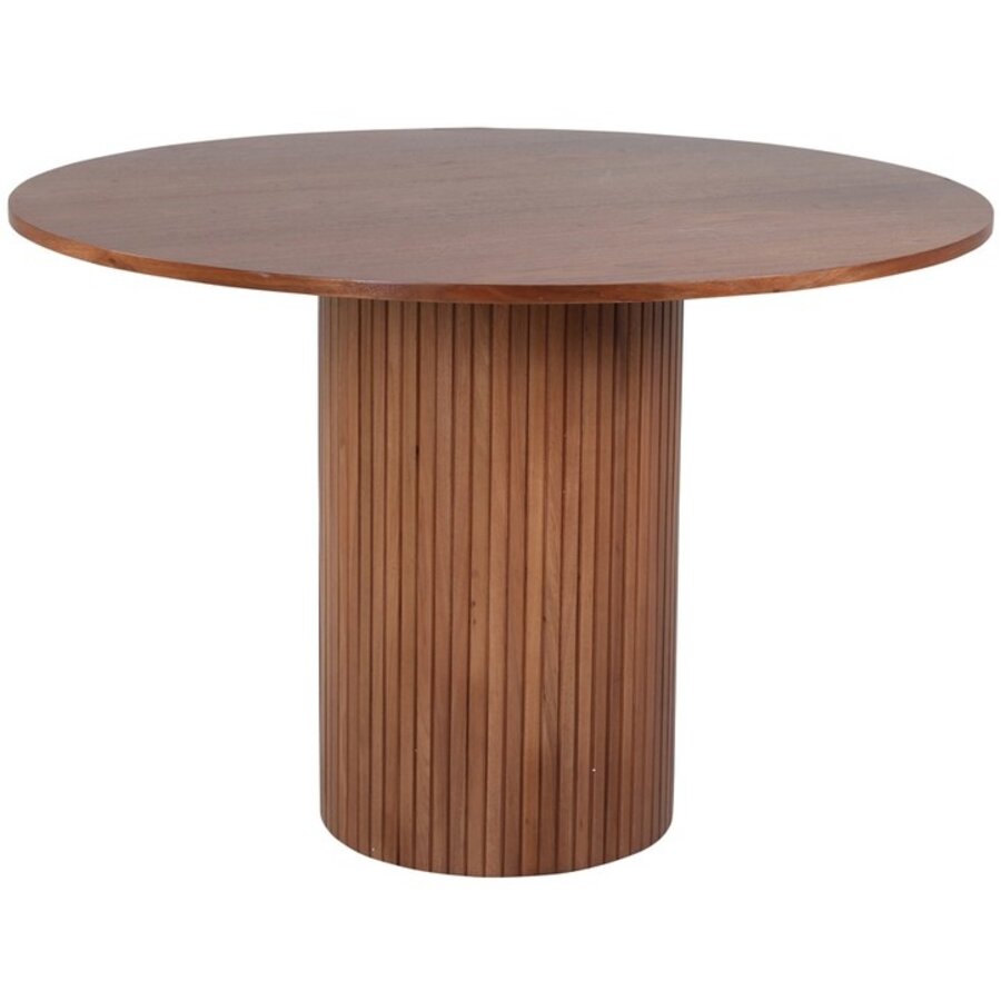 Bianca Walnoot Eettafel Rond Ø110 cm