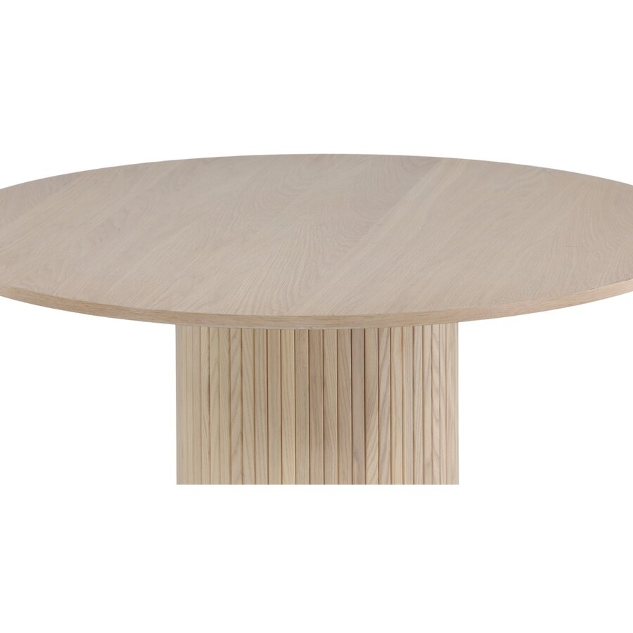 Bianca Blank Eiken Eettafel Rond Ø110 cm