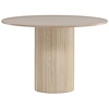 Bianca Blank Eiken Eettafel Rond Ø110 cm