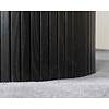 Bianca Zwart Eiken Eettafel Rond Ø110 cm