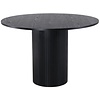 Bianca Zwart Eiken Eettafel Rond Ø110 cm