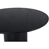 Bianca Zwart Eiken Eettafel Rond Ø110 cm