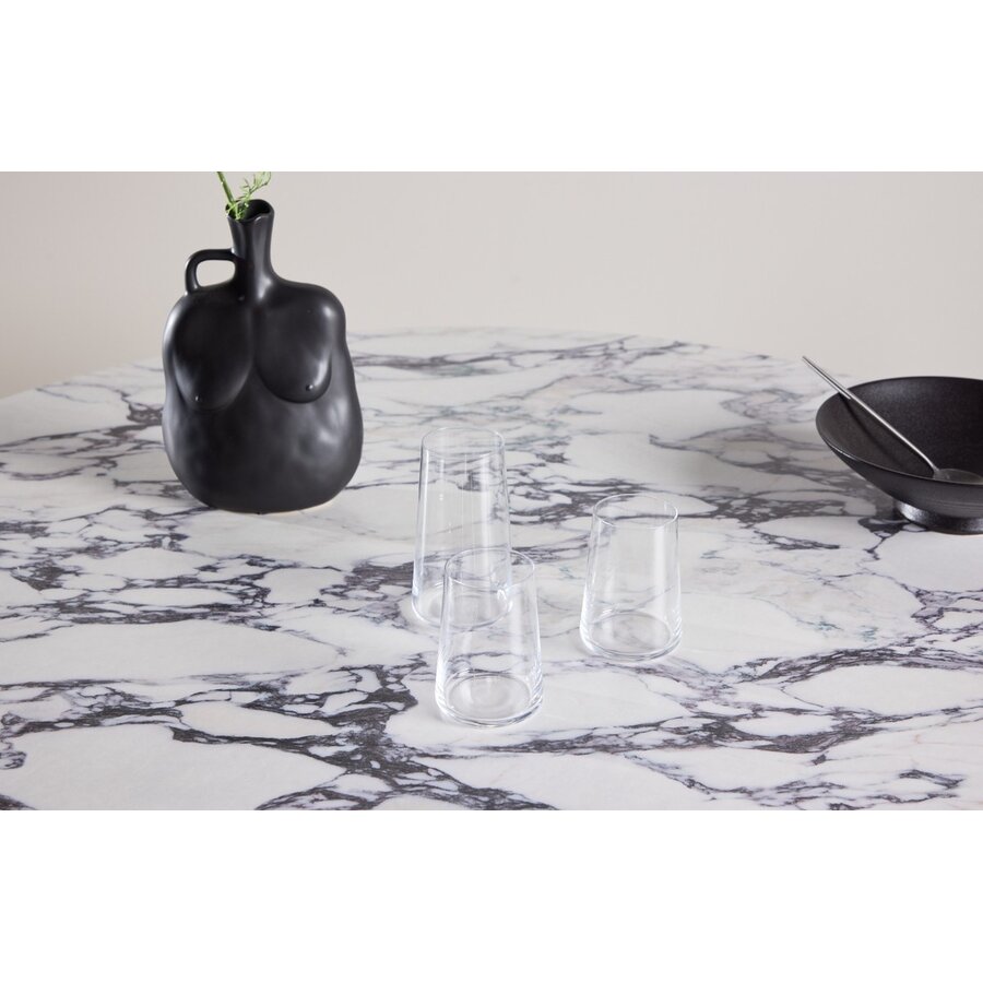 Tekla Grijs Marmer Eettafel Rond Ø120 cm