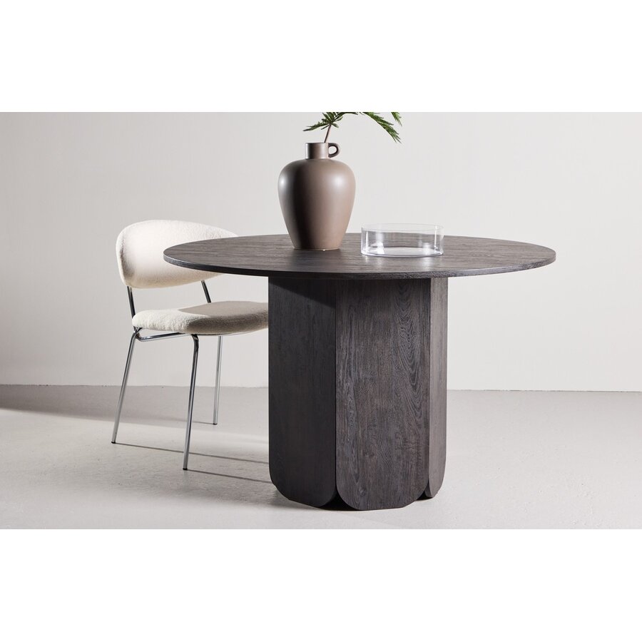 Tekla Zwart Eettafel Rond Ø120 cm