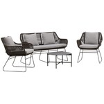 Hjem interiors Davao Zitgroep Grijs/Bruin