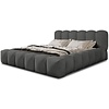 Dallas Slim 200 x 200 cm Gestoffeerd Bed Grijs