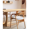 Travis Eetkamerstoel Natural/Wit