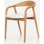 Hjem interiors Travis Eetkamerstoel Natural/Wit