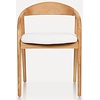 Travis Eetkamerstoel Natural/Wit