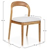 Lucinda Eetkamerstoel Natural/Wit Lucinda Eetkamerstoel Natural/Wit