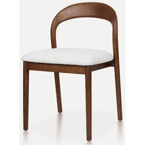 Hjem interiors Lucinda Eetkamerstoel Walnoot/Wit