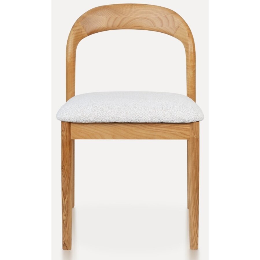 Lucinda Eetkamerstoel Natural/Wit Lucinda Eetkamerstoel Natural/Wit