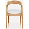 Lucinda Eetkamerstoel Natural/Wit Lucinda Eetkamerstoel Natural/Wit