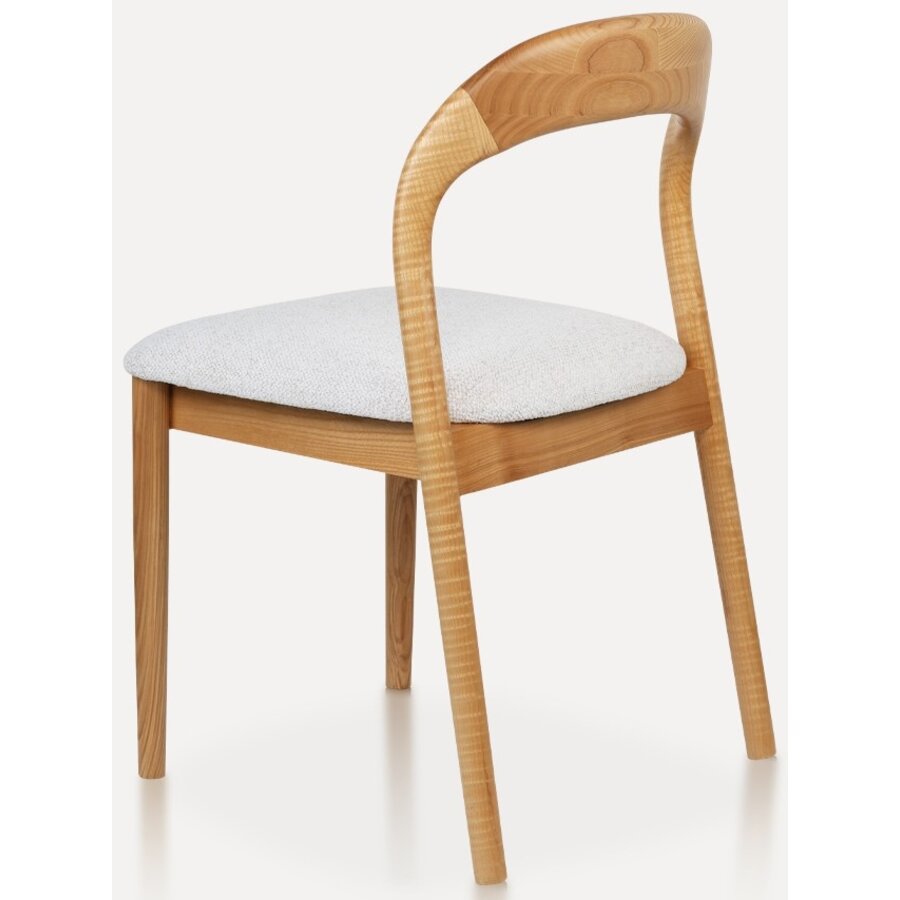 Lucinda Eetkamerstoel Natural/Wit Lucinda Eetkamerstoel Natural/Wit