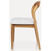 Lucinda Eetkamerstoel Natural/Wit Lucinda Eetkamerstoel Natural/Wit
