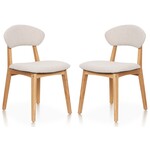 Hjem interiors Rupert Eetkamerstoel Natural/Beige