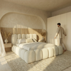 Dallas Slim 200 x 200 cm Gestoffeerd Bed Lichtbeige Dallas Slim 200 x 200 cm Gestoffeerd Bed Lichtbeige