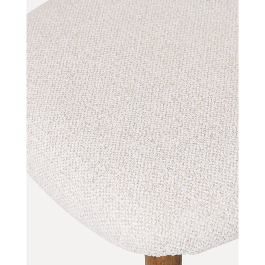 Daphne Eetkamerstoel Walnoot/Beige Daphne Eetkamerstoel Walnoot/Beige