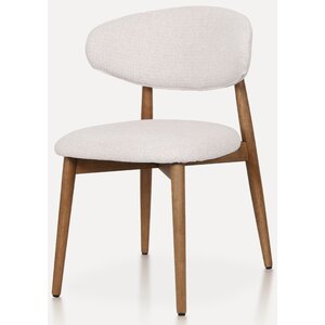 Hjem interiors Daphne Eetkamerstoel Walnoot/Beige