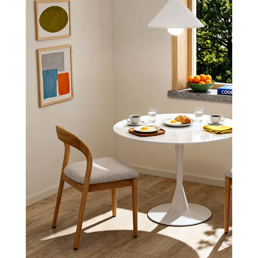 Lydia Eetkamerstoel Natural/Beige