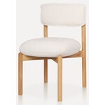 Hjem interiors Felix Eetkamerstoel Natural/Creme Hjem interiors Felix Eetkamerstoel Natural/Creme