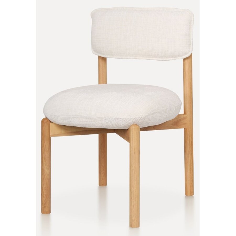 Felix Eetkamerstoel Natural/Creme Felix Eetkamerstoel Natural/Creme