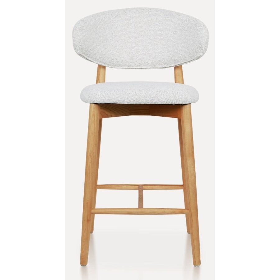 Della Barstoel Natural/Wit