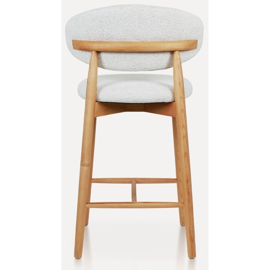 Della Barstoel Natural/Wit