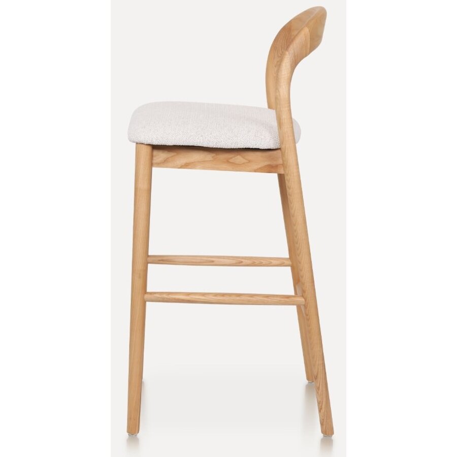 Lilah Barstoel Natural/Wit Lilah Barstoel Natural/Wit