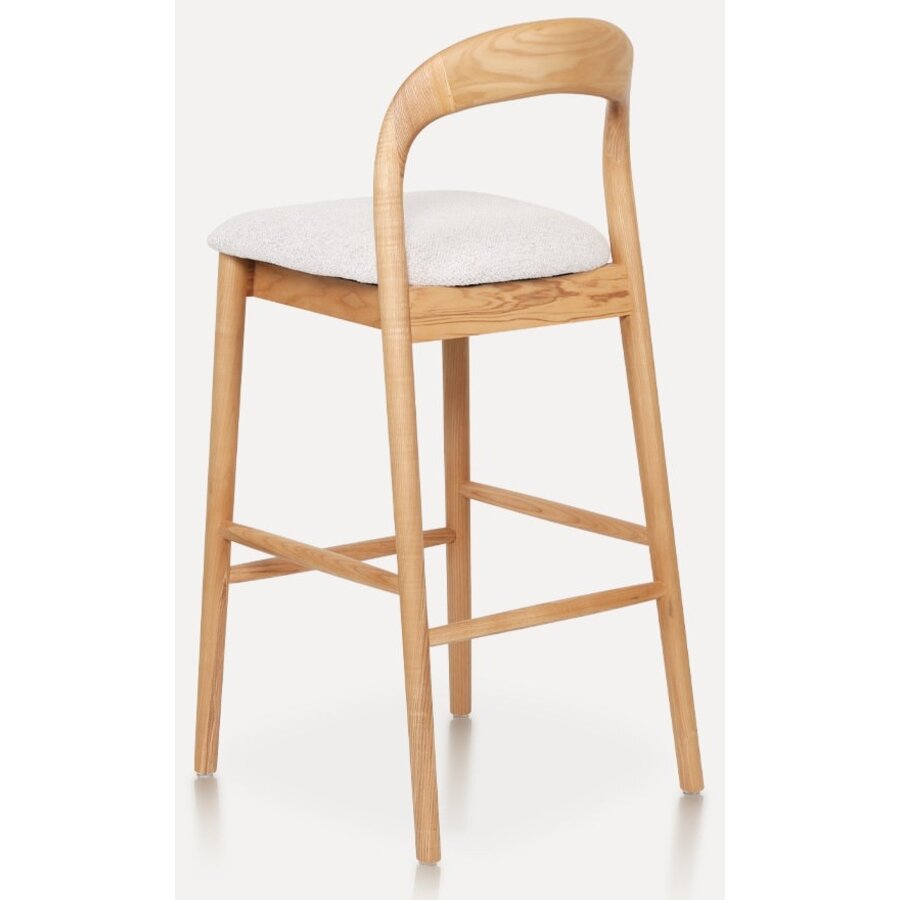 Lilah Barstoel Natural/Wit Lilah Barstoel Natural/Wit