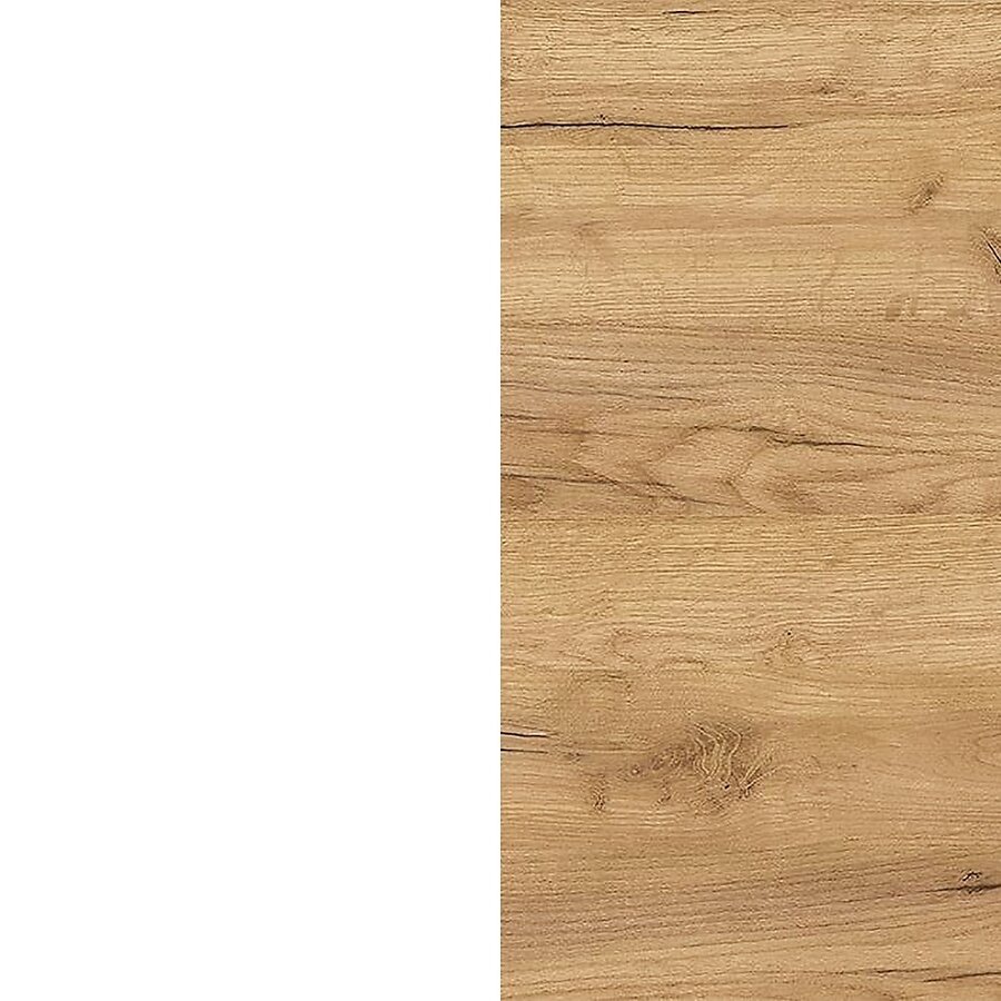 Libbiano Wit/Eiken Schoenenkast 2-Deuren