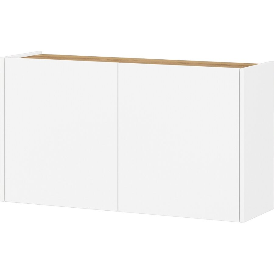 Libbiano Wit/Eiken Schoenenkast 2-Deuren