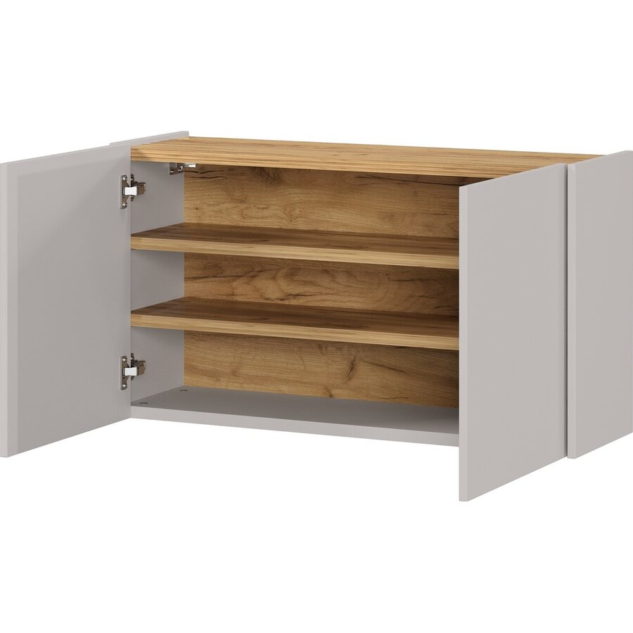 Libbiano Cashmere/Eiken Schoenenkast 2-Deuren