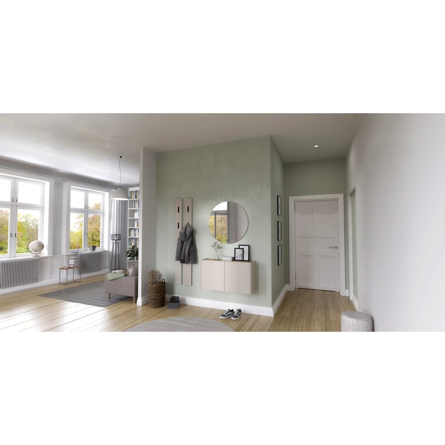 Libbiano Cashmere/Eiken Schoenenkast 2-Deuren