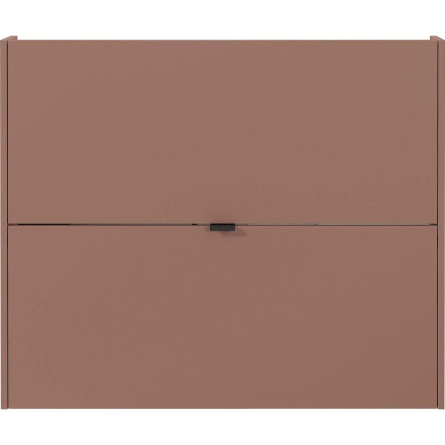 Ameca Toffee / Eiken Schoenenkast 2-Kleppen W100 cm Ameca Toffee / Eiken Schoenenkast 2-Kleppen W100 cm