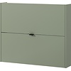 Ameca Taupe Groen / Eiken Schoenenkast 2-Kleppen W100 cm