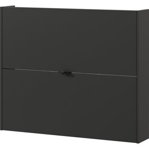 Germania Ameca Grafiet / Eiken Schoenenkast 2-Kleppen W100 cm