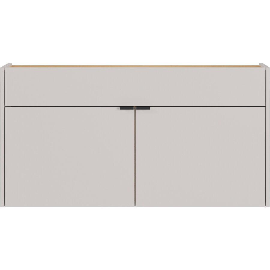 Ameca Cashmere / Eiken Schoenenkast Laag Ameca Cashmere / Eiken Schoenenkast Laag