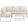 Salvador Hoek Loungeset Beige Salvador Hoek Loungeset Beige