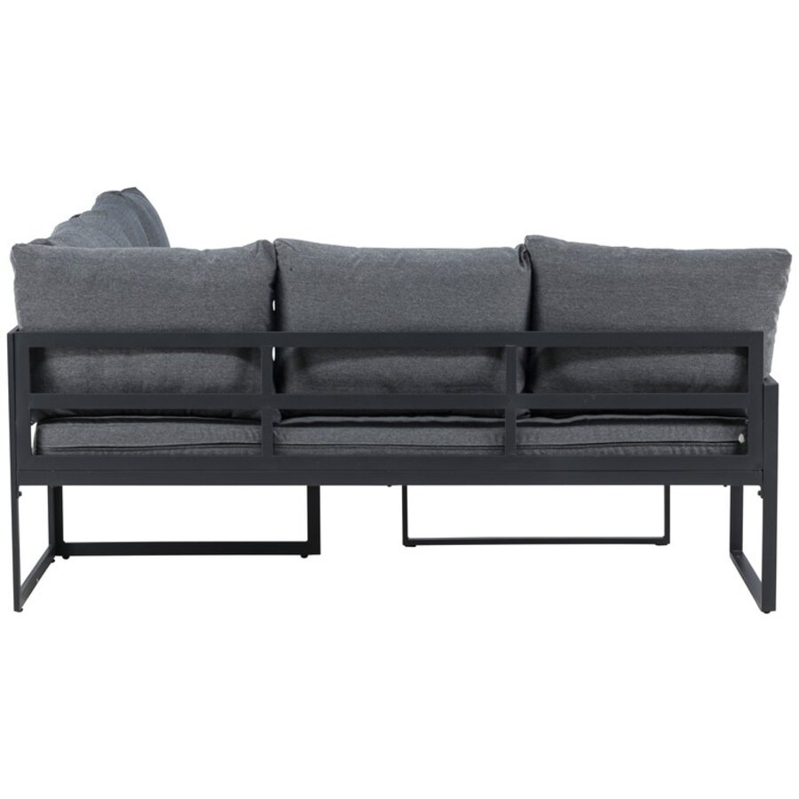 Zingaro Hoek Loungeset Zwart/Grijs