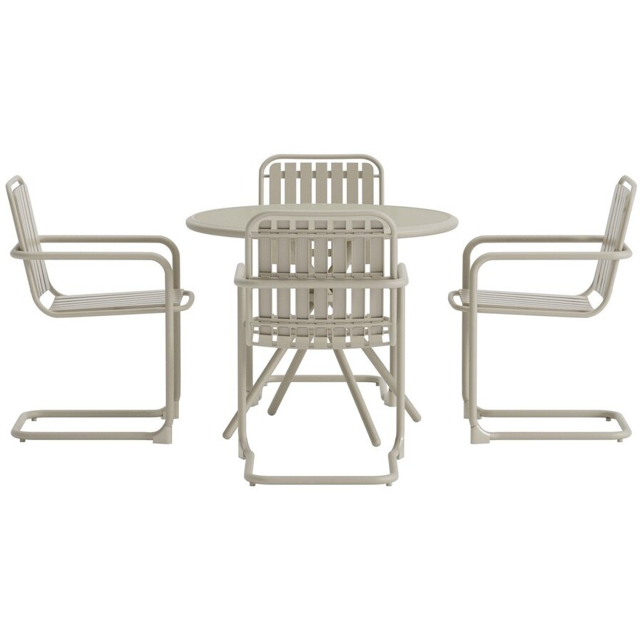 Chios Ronde Eetkamerset Beige