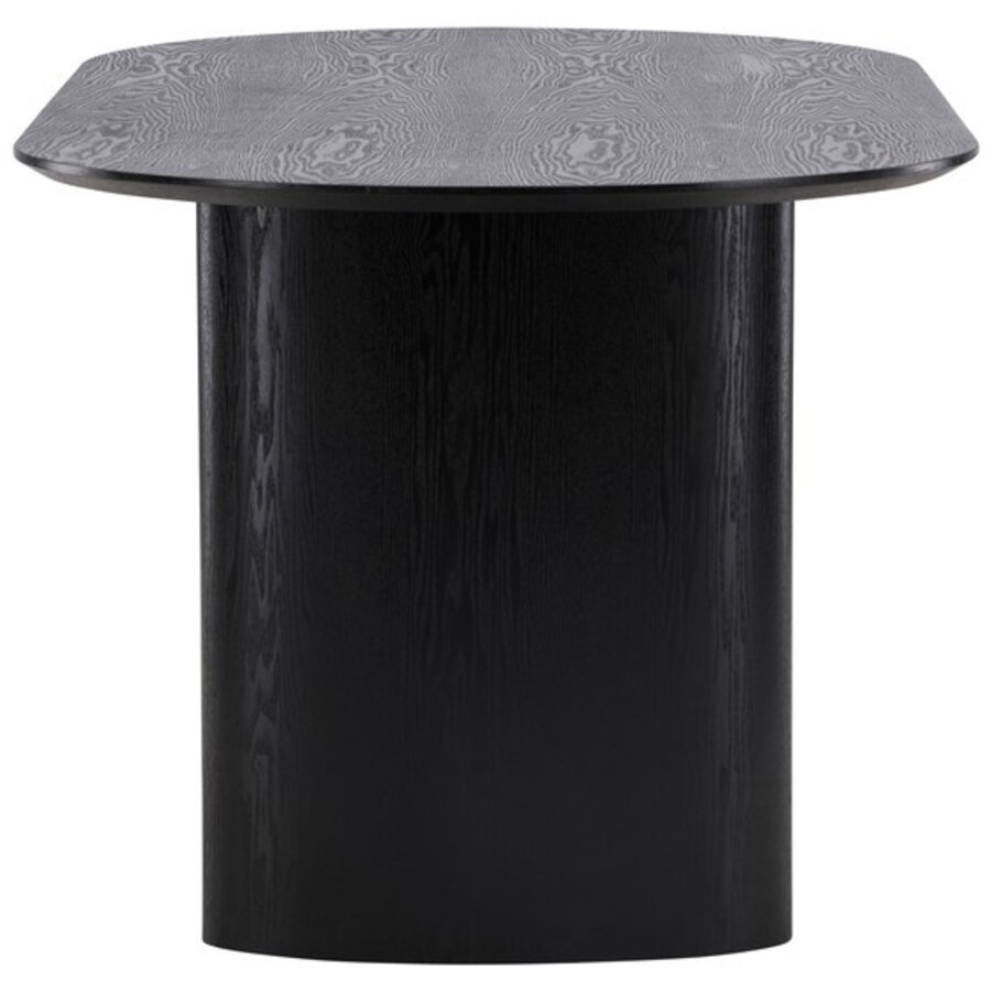 Isolde Zwart Eettafel Ovaal 180 cm