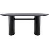 Isolde Zwart Eettafel Ovaal 180 cm